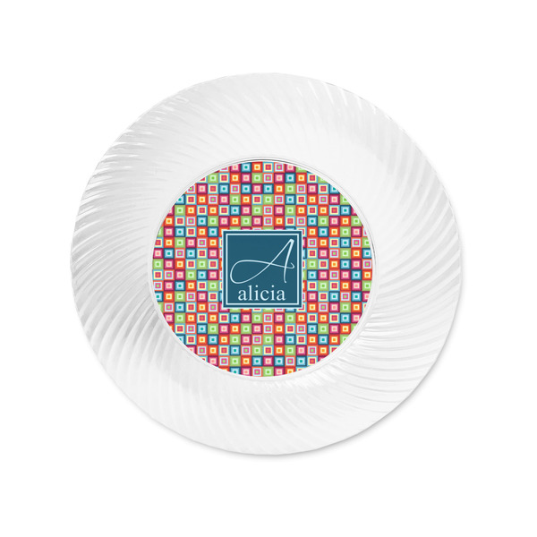 Retro Squares Plastic Party Appetizer & Dessert Plates - Approval