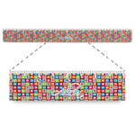 Retro Squares Plastic Ruler - 12" (Personalized)