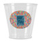 Retro Squares Plastic Shot Glass (Personalized)