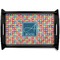 Retro Squares Wooden Tray (Personalized)