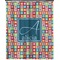 Retro Squares Extra Long Shower Curtain - 70"x84" (Personalized)