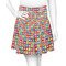 Retro Squares Skater Skirt - 2X Large