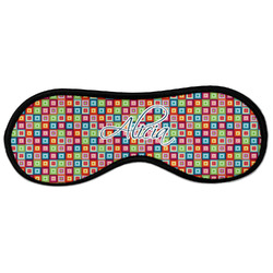 Retro Squares Sleeping Eye Masks - Large (Personalized)