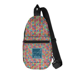 Retro Squares Sling Bag (Personalized)