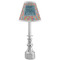 Retro Squares Small Chandelier Lamp - LIFESTYLE (on candle stick)