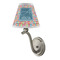 Retro Squares Small Chandelier Lamp - LIFESTYLE (on wall lamp)