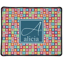 Retro Squares Large Gaming Mouse Pad - 12.5" x 10" (Personalized)