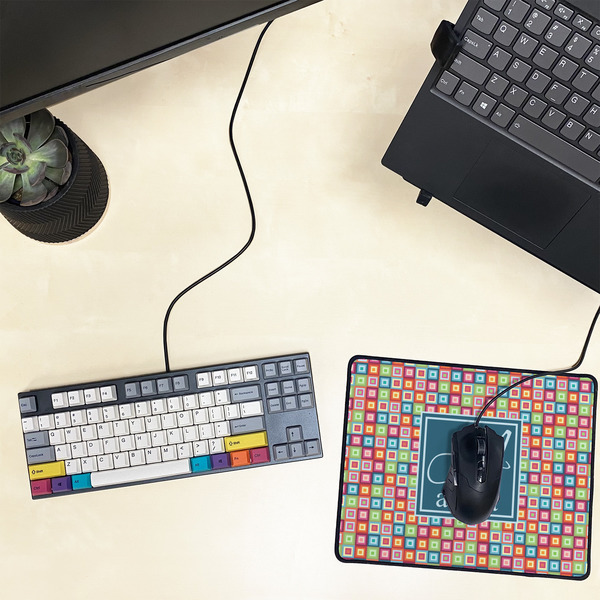 Retro Squares Small Gaming Mats - LIFESTYLE