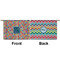 Retro Squares Small Zipper Pouch Approval (Front and Back)