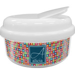 Retro Squares Snack Container (Personalized)