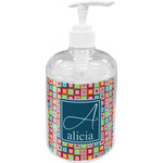 Retro Squares Acrylic Soap & Lotion Bottle (Personalized)