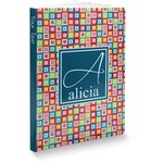 Retro Squares Softbound Notebook (Personalized)