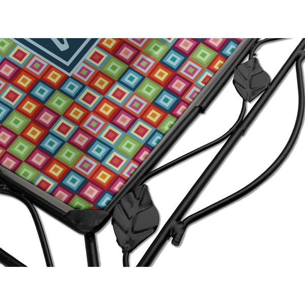 Retro Squares Square Trivet - Detail