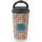 Retro Squares Stainless Steel Travel Cup