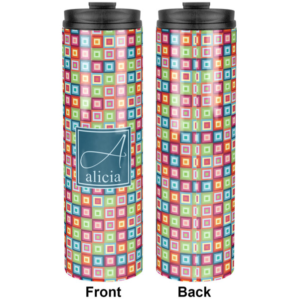 Retro Squares Stainless Steel Tumbler 20 Oz - Approval