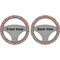 Retro Squares Steering Wheel Cover- Front and Back