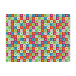 Retro Squares Large Tissue Papers Sheets - Heavyweight