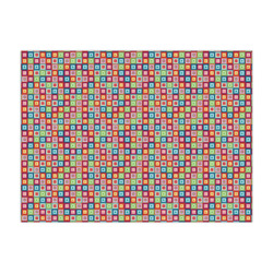 Retro Squares Large Tissue Papers Sheets - Lightweight