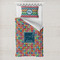 Retro Squares Toddler Bedding w/ Name and Initial