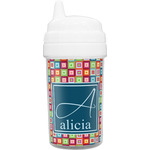 Retro Squares Sippy Cup (Personalized)