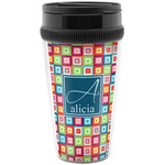Retro Squares Acrylic Travel Mug without Handle (Personalized)