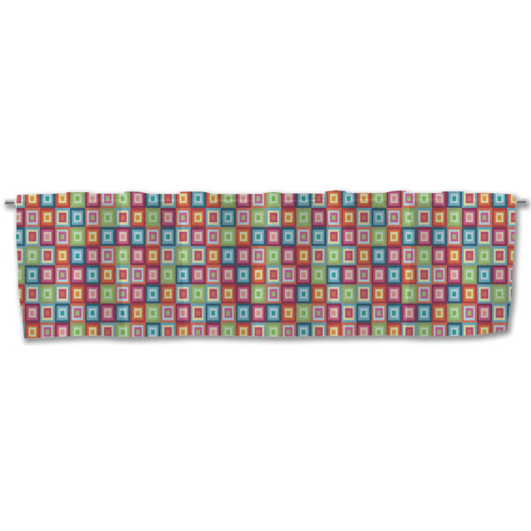 Retro Squares Valance - Front