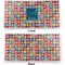 Retro Squares Vinyl Check Book Cover - Front and Back
