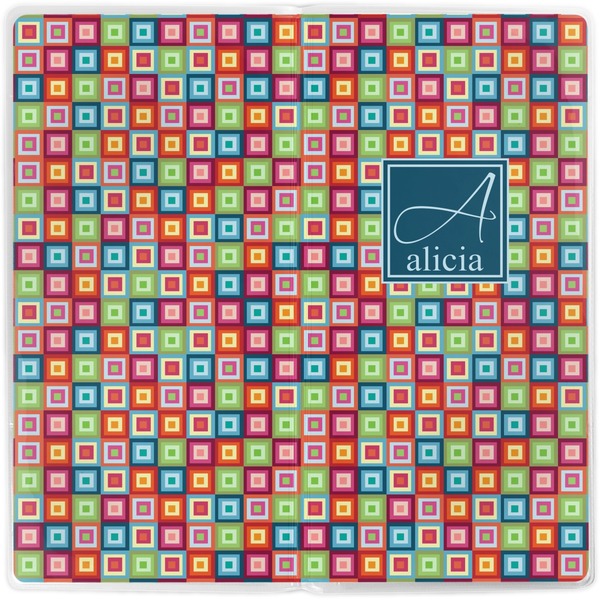 Retro Squares Vinyl Document Wallet - Apvl