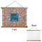 Retro Squares Wall Hanging Tapestry - Landscape - APPROVAL