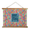 Retro Squares Wall Hanging Tapestry - Wide (Personalized)