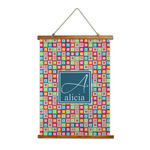 Retro Squares Wall Hanging Tapestry (Personalized)