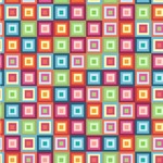 Retro Squares Wallpaper & Surface Covering (Peel & Stick 24"x 24" Sample)