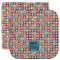 Retro Squares Facecloth / Wash Cloth (Personalized)