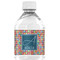 Retro Squares Water Bottle Label - Single Front