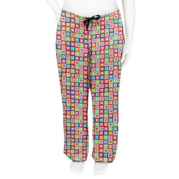 Retro Squares Women's Pj on model - Front