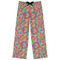 Retro Squares Womens Pajama Pants - XS