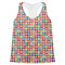 Retro Squares Womens Racerback Tank Top - Small