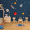 Retro Squares Woven Floor Mat - LIFESTYLE (child's bedroom)