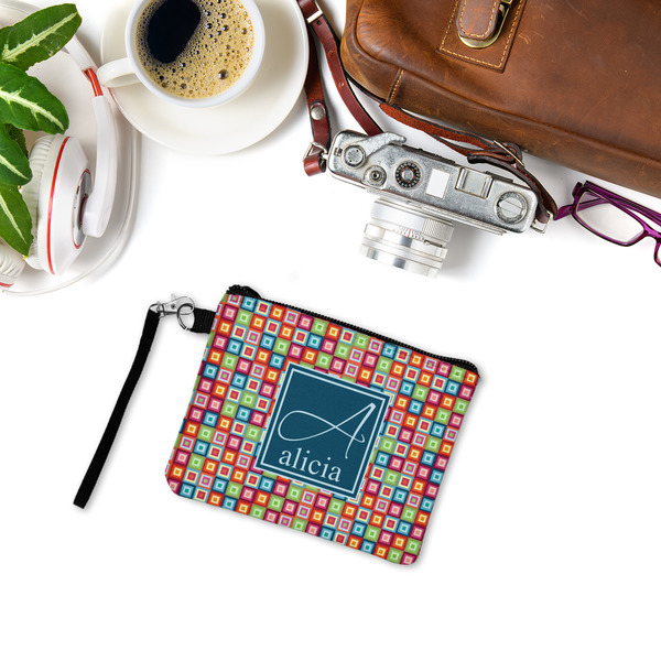 Retro Squares Wristlet ID Cases - LIFESTYLE