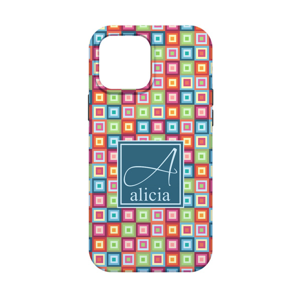 Retro Squares iPhone 13 Mini Tough Case - Back