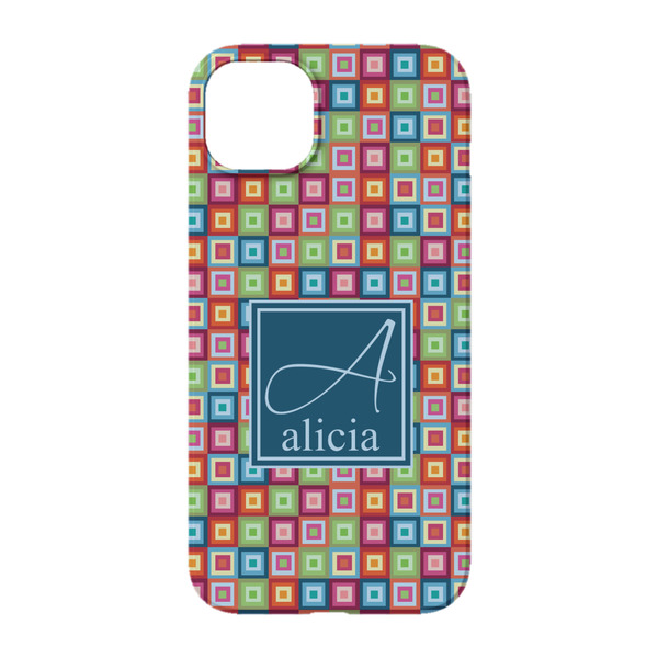 Retro Squares iPhone 14 Case - Back