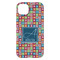 Retro Squares iPhone 14 Plus Case - Back