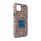 Retro Squares iPhone Case - Rubber Lined - iPhone 14 (Personalized)