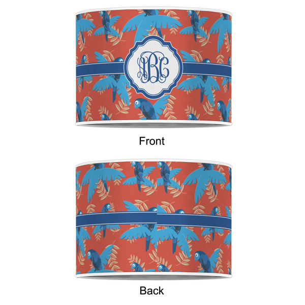 Blue Parrot 12" Drum Lampshade - APPROVAL (Poly Film)