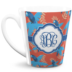 Blue Parrot 12 Oz Latte Mug (Personalized)