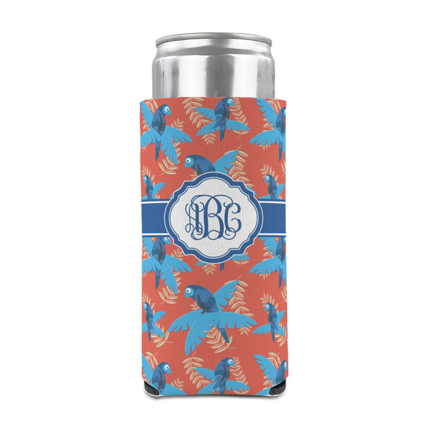 Blue Parrot 12oz Tall Can Sleeve - FRONT (on can)