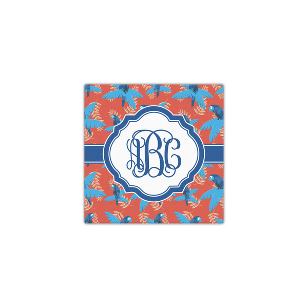 Blue Parrot 12x12 - Canvas Print - Front View