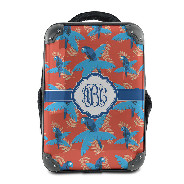 Custom Blue Parrot 15" Hard Shell Backpack (Personalized)