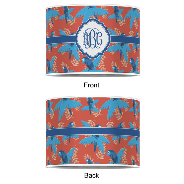 Blue Parrot 16" Drum Lampshade - APPROVAL (Poly Film)