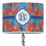 Blue Parrot Drum Lamp Shade (Personalized)